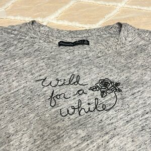 Abercrombie & Fitch “Wild for a While” Vintage Embroidered Tee | Size Small